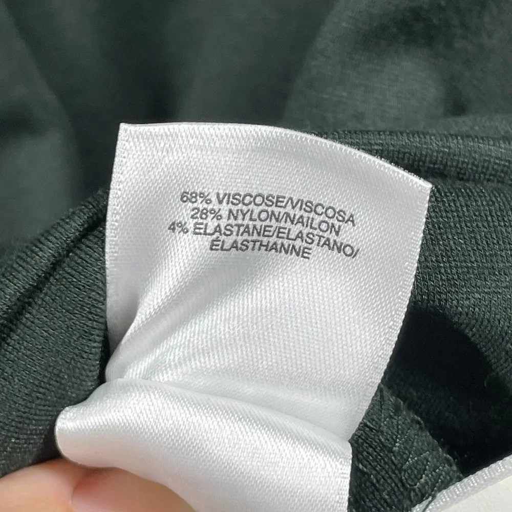 NEW! ANNE KLEIN FOREST GREEN CASCADE RUFFLE TOP! WOMENS 8! - Picture 8 of 12